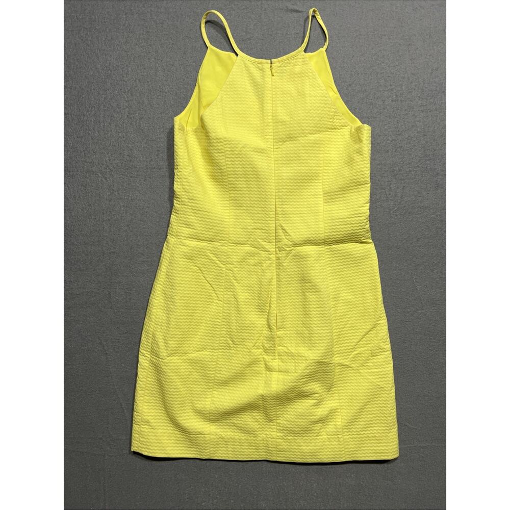 Lilly Pulitzer Pearl Sweet Tarty Yellow White Lace Shift Dress Size 6 - Picture 7 of 13